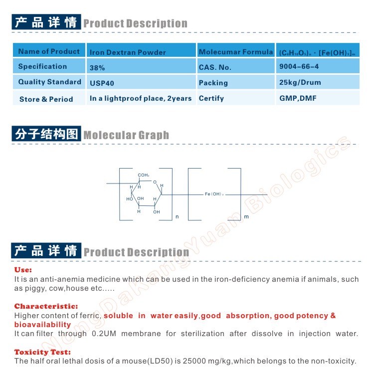 Iron Dextran Powder 38